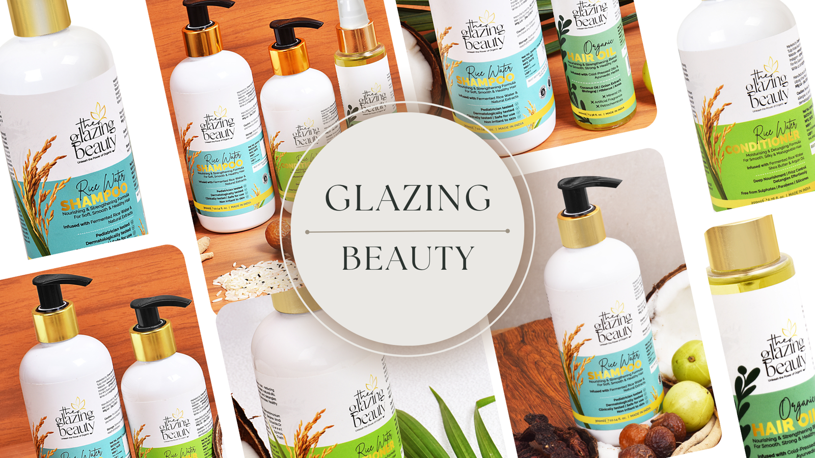 The Glazing Beauty organic hair and skincare product range